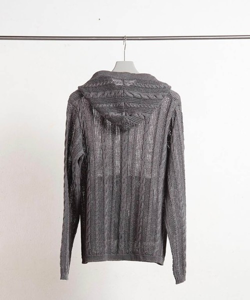 NVRFRGT（ネヴァーフォーゲット） セーター ニット SEMI SHEER CABLE