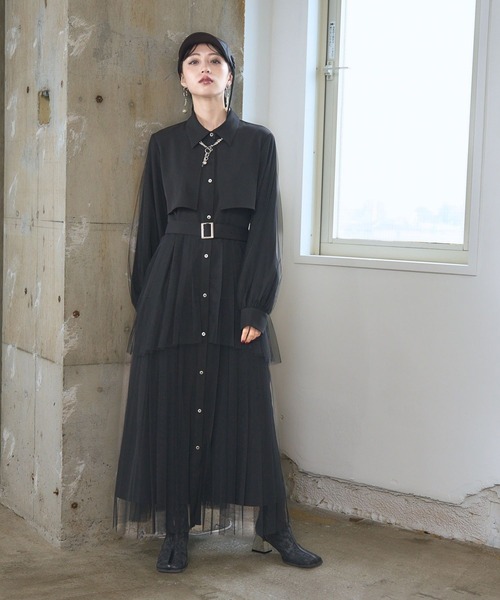 HARE（ハレ） ワンピース 「オケージョン/セレモニー/結婚式」シアー