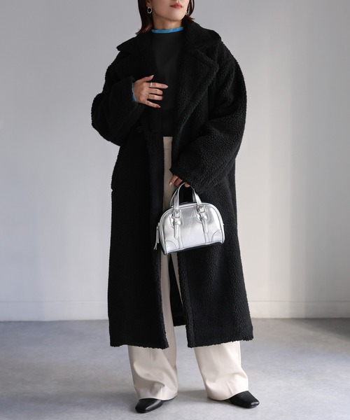 「Riberry」 コート MEDIUM ブラック レディース_画像5