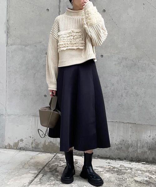 スカート ダンボールニットフレアスカート : ZOZOTOWN Yahoo!店 - 通販