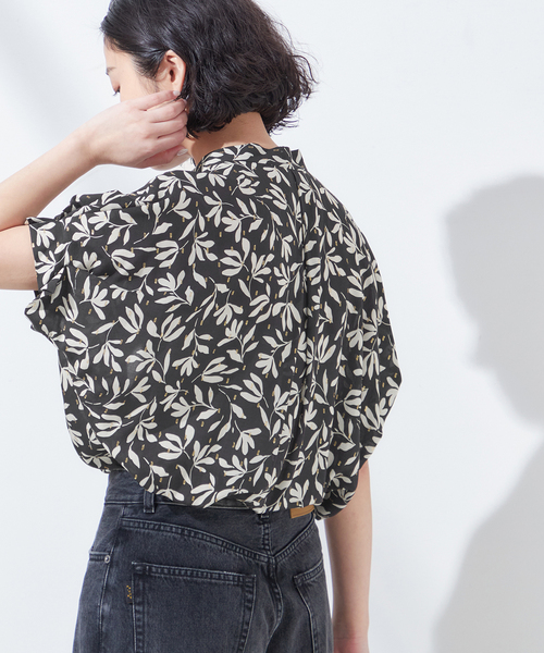 「journal standard L'essage」 半袖ブラウス - ゴールド レディース journal standard L'essage 「journal L'essage」 半袖ブラウス
