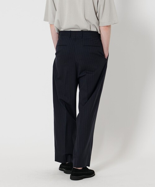 Steven Alan トロピカル ストライプ インツープリーツ トラウザーズ Steven Alan＞ トロピカル ピンストライプ インツープリーツ