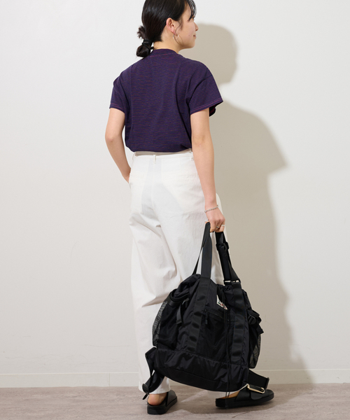 tシャツ 別注「YONETOMI/ヨネトミ」G.D ボーダーTシャツ レディース Yonetomi NEW BASIC tシャツ 別注「YONETOMI/ヨネトミ」G.D