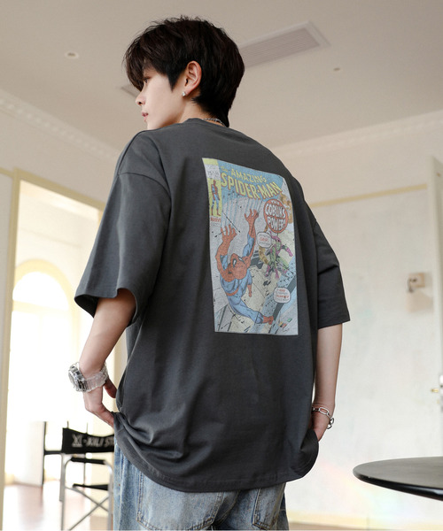 MARVEL tシャツ 「neos」MARVEL マーベル ルーズシルエット