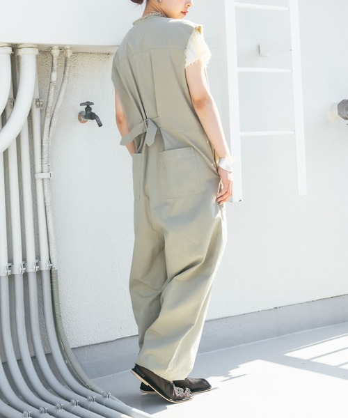 【新品未使用】KBF フロントZIPサロペット アイボリー KBF｜フロントZIPサテンサロペット | Rakuten Fashion(楽天