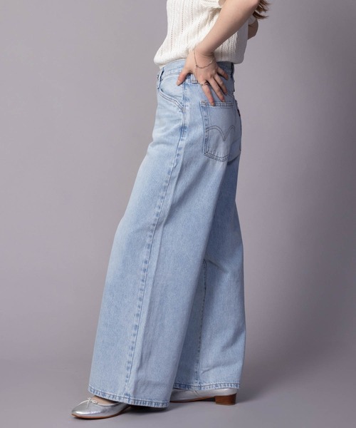 希少レア Lildenimjean ワイドデニム バギーパンツ Regen Glanz ジーンズ wide baggy denim pants/ワイドバギー