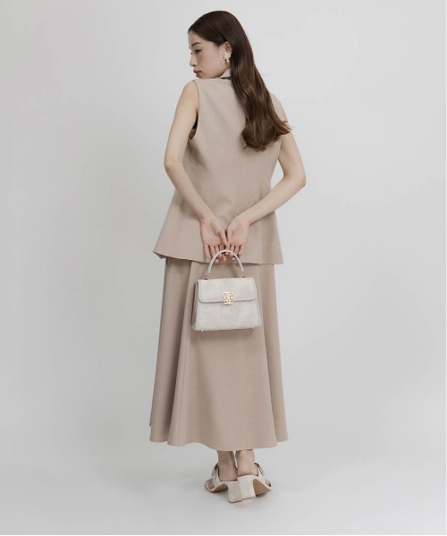 RANDA ワンピース ノースリーブジャケット×キャミワンピース