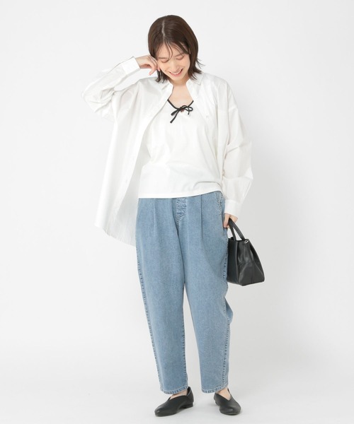 美品 MADISONBLUE クルーネックタンクトップ 白 コットン 日本製 S MADISONBLUE(マディソンブルー)｜CREW NECK SLEEVELESS TEE クルー