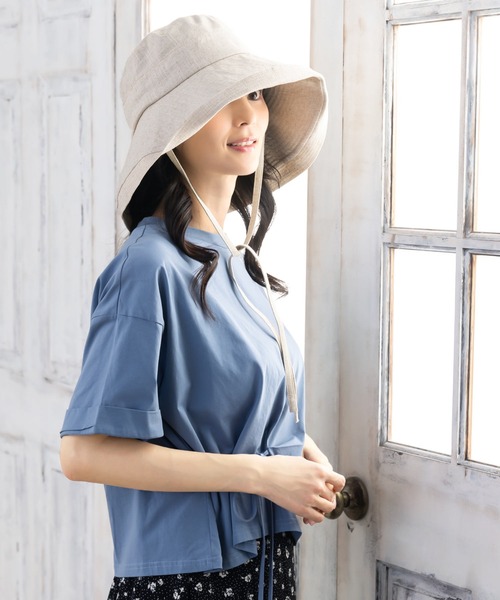 女性系　ハット レディース 帽子 ハット つば広 夏 UV カット 紫外線 対策
