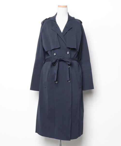 【美品】 ANAYI アナイ　サイズ38(Mサイズ相当) トレンチコート ANAYI 「ANAYI」 トレンチコート 38 ネイビー レディース