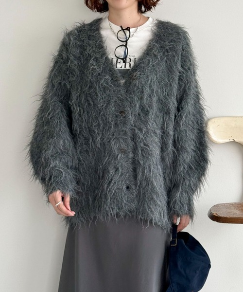 DOUX ARCHIVES（ドゥアルシーヴ） カーディガン シャギーニット