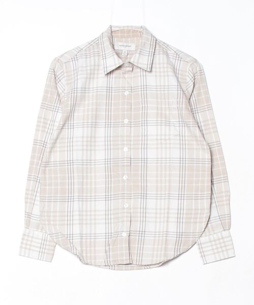 [BANANA REPUBLIC FACTORY STORE] рубашка с длинным рукавом X-SMALL бежевый женский 