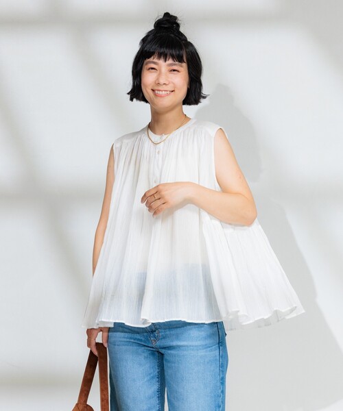 FREAK'S STORE ブラウス シャツ インド コットンクレープ