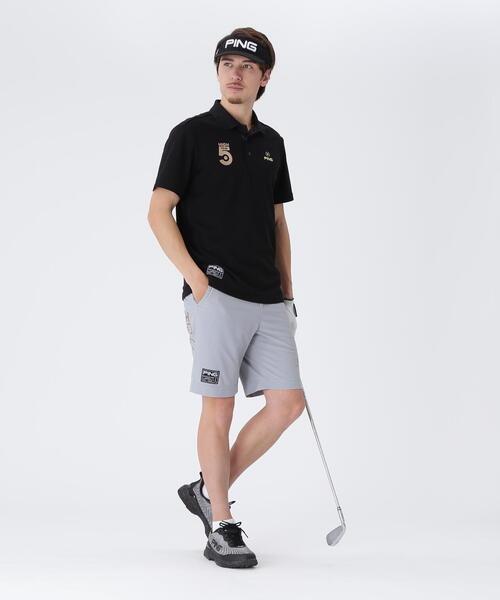【新品未使用】PING ゴルフポロシャツ PING ポロシャツ 「PING APPAREL」超速乾カノコ半袖ポロシャツ