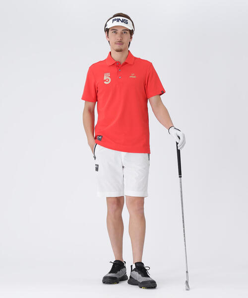 ポロシャツ ポロ 「PING APPAREL」超速乾カノコ半袖ポロシャツ 「GOLD」 (LADIES) レディース PING APPAREL】超速乾カノコ半袖ポロシャツ ＜GOLD＞ (LADIES