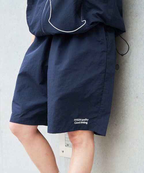 ffein パンツ 「FFEIN(フェイン)」ワンポイント刺繍ナイロン