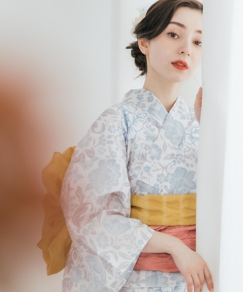 Rocky Monroe（ロッキーモンロー） 浴衣 浴衣としわ兵児帯 2点セット