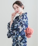 浴衣 浴衣としわ兵児帯 2点セット レディースの詳細画像5