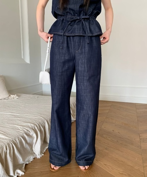 FAVORITO セットアップ デニムセットアップ レディース : ZOZOTOWN