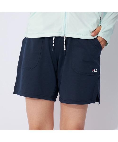 美品＊FILAフィラ＊タックプリーツの紺ショートパンツと綺麗シルエットの上下 楽天市場】FILA フィラ レディース ショートパンツ スポーツ