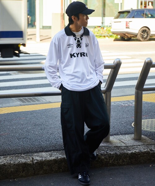 UMBRO ホワイト 長袖シャツ Lサイズ umbro 「UMBRO」 長袖Tシャツ L ホワイト メンズ : ZOZOTOWN
