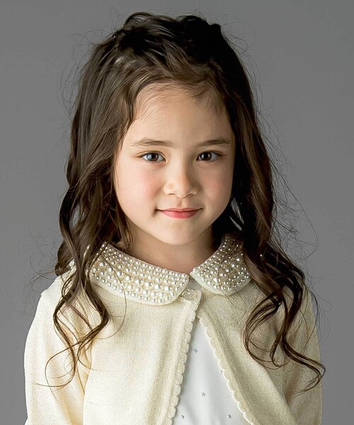未使用　タルティーヌエショコラ　つけ襟　パール Tartine et Chocolat つけ襟 付け襟 パールモチーフつけ襟 キッズ 子供