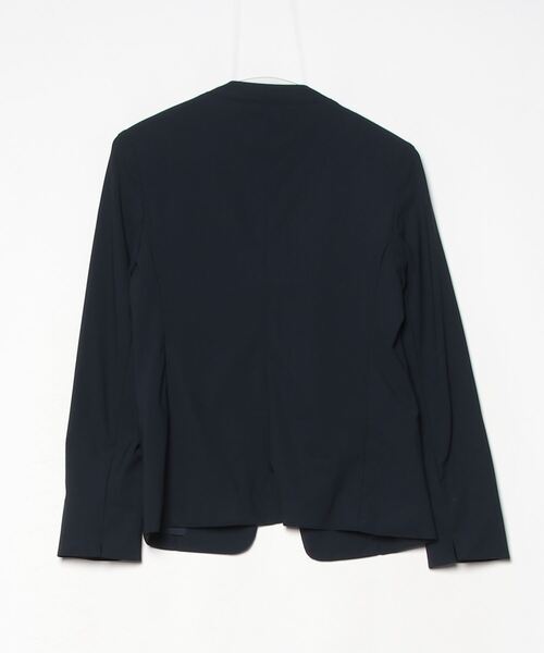 美品　PLST ノーカラージャケット　ネイビーXL PLST 「PLST」 ノーカラージャケット S ネイビー レディース