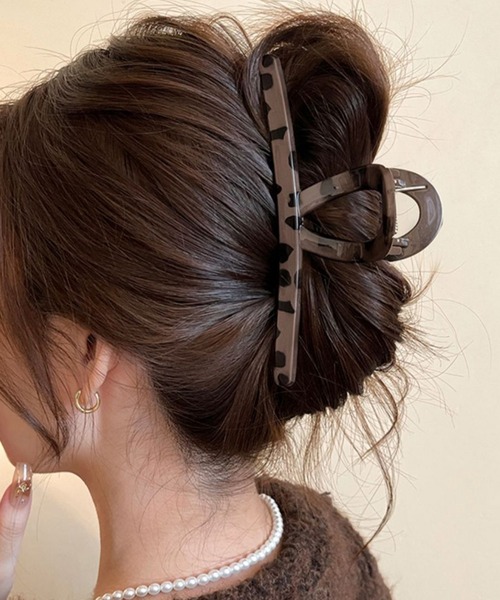 IRADOWL ヘアクリップ 3typeデザインマルチ柄ヘアクリップ