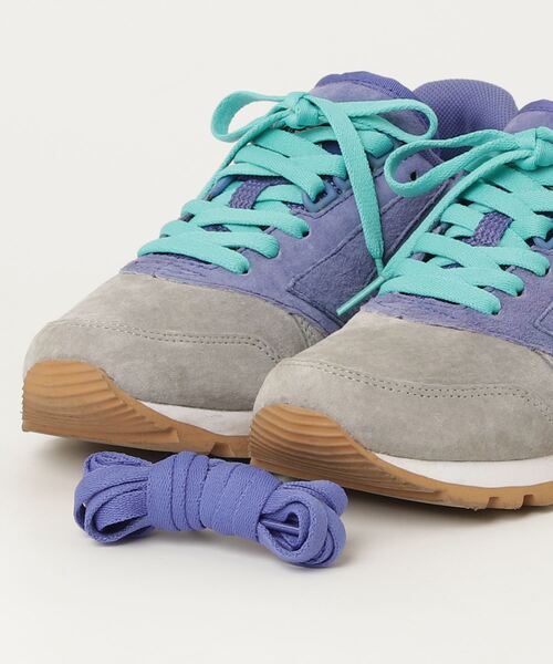 「BROOKS」 ローカットスニーカー 24.5cm ブルー レディース