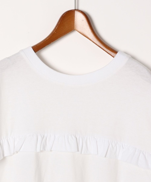 「niko and...」 7分袖カットソー LARGE ホワイト レディース