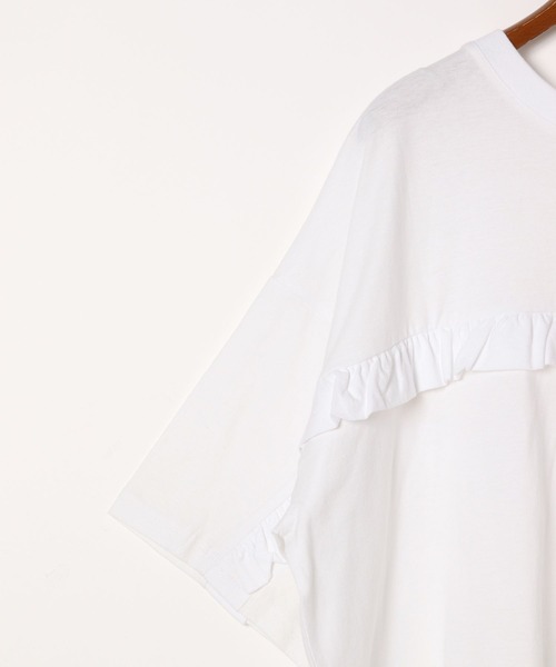 「niko and...」 7分袖カットソー LARGE ホワイト レディース