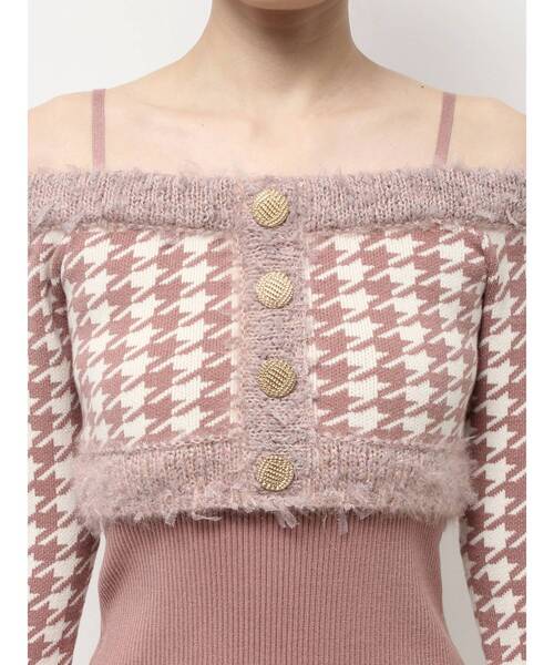 RESEXXY（リゼクシー） ワンピース ハウンドトゥースアンサンブルミニ