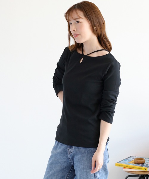 cepo（セポ） tシャツ 「前後2way」ネックストラップロングスリーブ