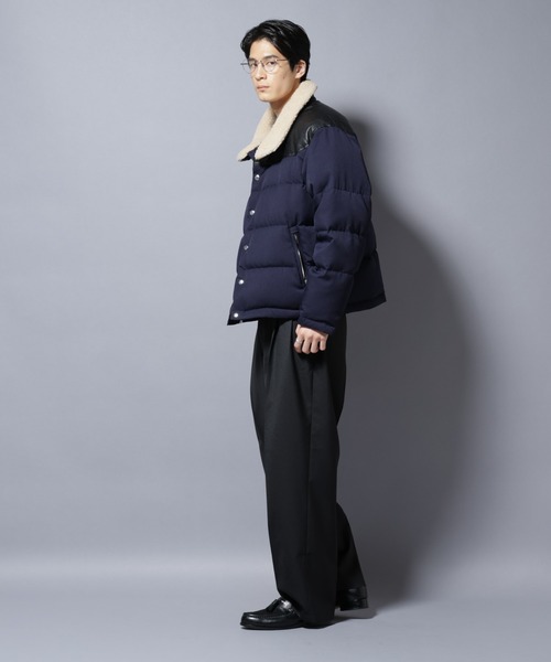 西川ダウン／サージショートダウン（ネイビー） 西川ダウン(R) 」サージ ショートダウン