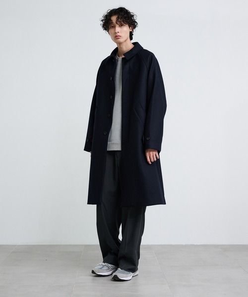 PUBLIC TOKYO（パブリックトウキョウ） ステンカラーコート 3 ブラック
