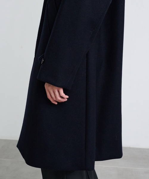 PUBLIC TOKYO（パブリックトウキョウ） ステンカラーコート 3 ブラック