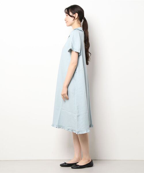「merry jenny」 半袖ワンピース FREE グリーン レディース_画像4