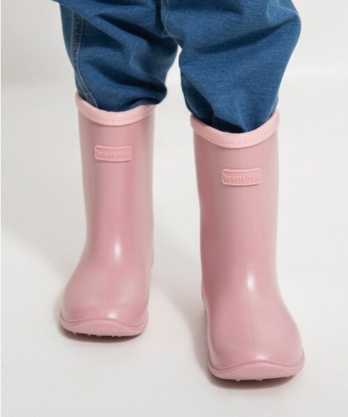 branshes（ブランシェス） 長靴 レインブーツ キッズ ワッペン付き