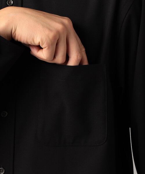 COMME CA MEN（コムサメン） シャツ T/Rトロ カラーブロッキングシャツ