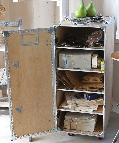 DULTON（ダルトン） 収納 WOODEN CABINET WITH CASTORS 4 LAYER/木製