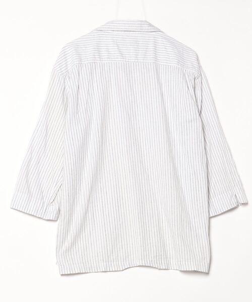 「CavariA」 7分袖シャツ L ホワイト系その他 メンズ_画像2