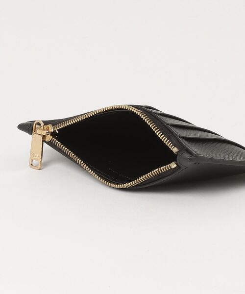 美品 CELINE セリーヌ カードケース ケース ブラック 黒色 CELINE 「CELINE」 カードケース - ブラック レディース