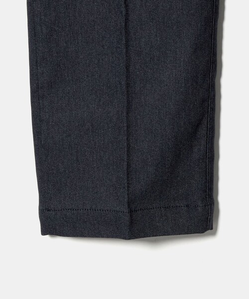 A DAY IN THE LIFE スラックス 裏起毛 ツイル ノープリーツ スラックス