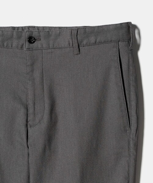 A DAY IN THE LIFE スラックス 裏起毛 ツイル ノープリーツ スラックス