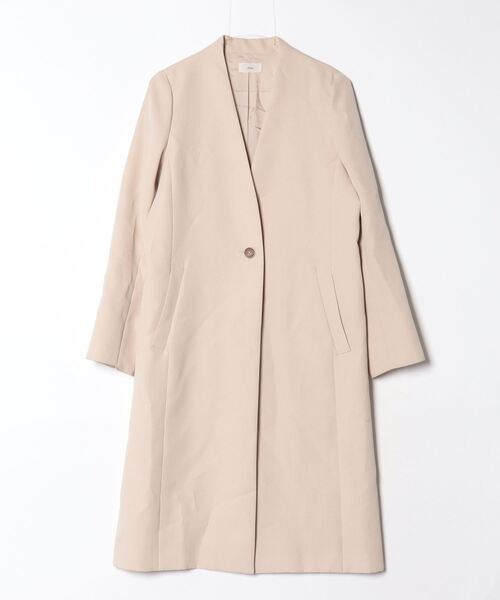 IENA（イエナ） ノーカラーコート 38 ホワイト レディース : ZOZOTOWN