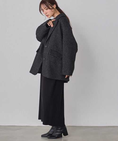 hunch（ハンチ） ジャケット テーラードジャケット ヘリンボーン