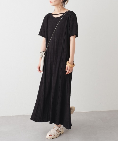 「Kastane」 半袖ワンピース 0 オレンジ レディース_画像8