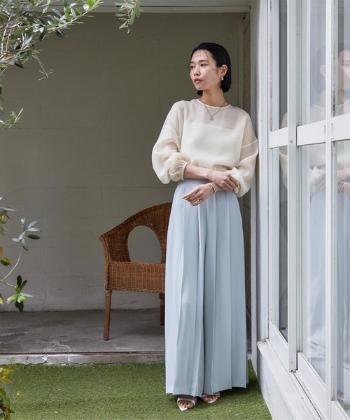 「ur's」 パンツ M ブルー レディース_画像3