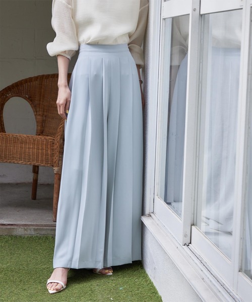 「ur's」 パンツ M ブルー レディース_画像4