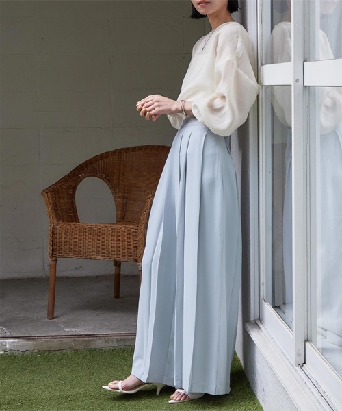 「ur's」 パンツ M ブルー レディース_画像6